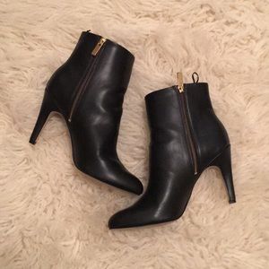 4” heel black booties H&M 8.5